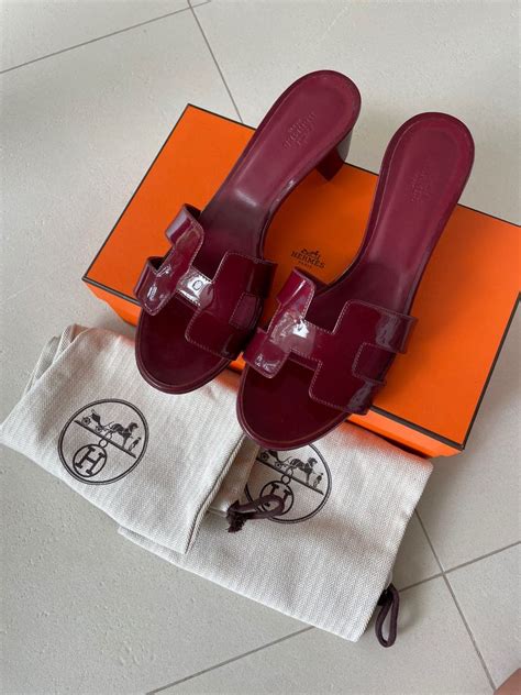 hermes oran maroon|oran shoes hermes.